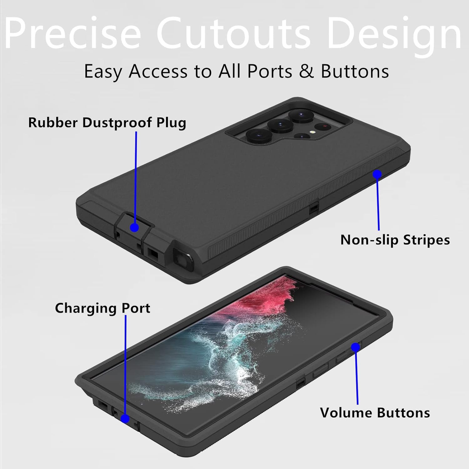 Coque Defender antichoc pour Samsung Galaxy S24 Ultra Coque Defender antichoc pour Samsung Galaxy S24 Ultra